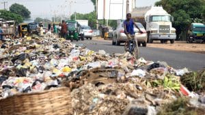 environmental pollution on the streets of Nigeria